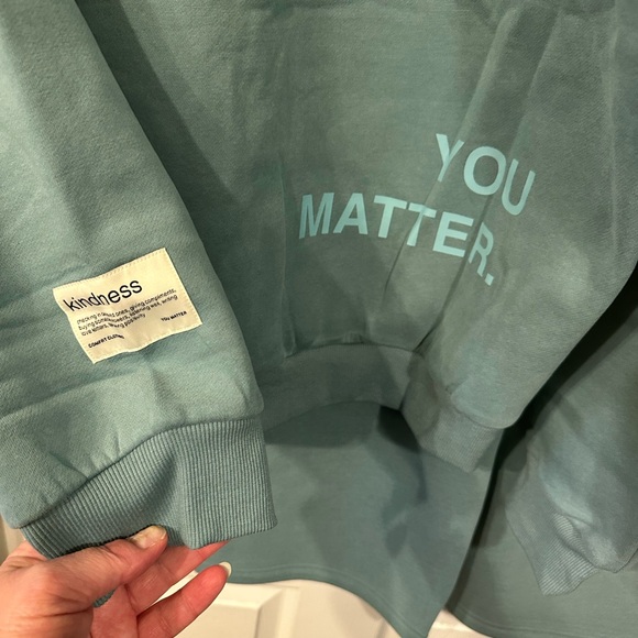 COMFRT “You Matter” Bundle in Jade!!! Hoodie & Straight Leg Sweatpants in XL - Picture 5 of 16
